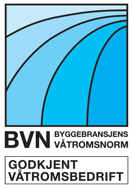 Logo av BVN - Godkjent Våtromsbedrift